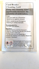 Universal Card Reader Cleaning Card Box Of 50 Chip ATM Slide Sealed