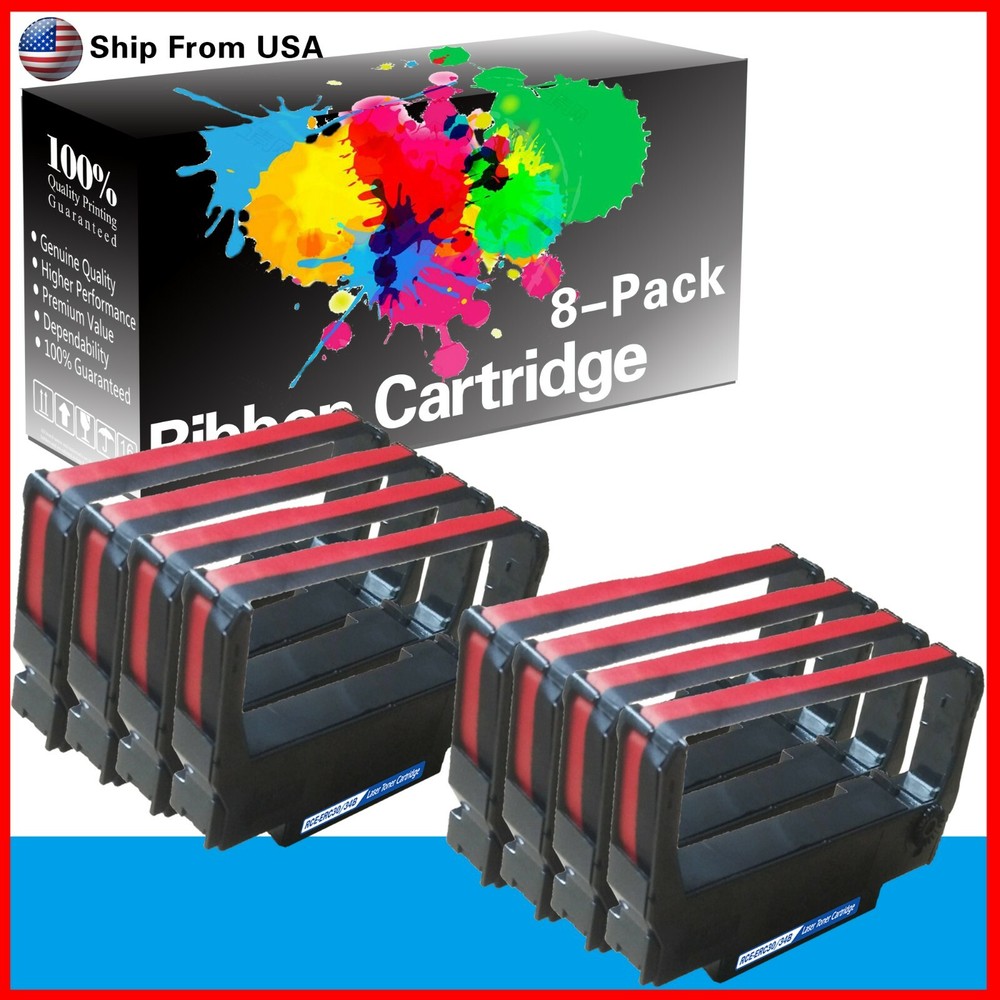 8PK ERC-30 ERC30 ERC 30/34/38 B/R Ribbon for M133A M188B M270 PM-300 TM-200-UB