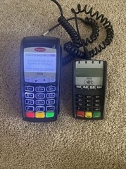 Ingenico iPP220 / ict220 credit debit card scanner connected