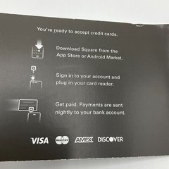 Square Credit Card Reader – New for Apple & Android Smartphones & Tablets
