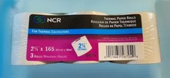 NCR 856704 Thermal Paper Roll, White, 2 1/4″ x 165′, 30 Rolls,; (10 Ea/3 PKS)