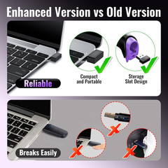 Barcode Scanner Wireless Versatile 2-In-1 (2.4Ghz Wireless+Usb 2.0 Wired) with B