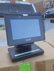 lot of 2 ZiOSK POS AH-3000 Terminal W Display NO BATTERY