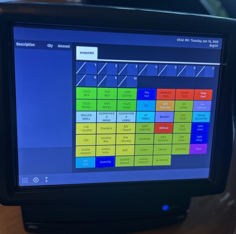 VeriFone RUBY2 Touchscreen POS Console USED