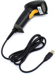 WoneNice USB Barcode Scanner Wired 1D Laser Reader Plug & Play