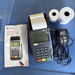First Data FD55 Credit Card Terminal No Cables. Untested Parts