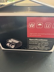 Banknote World Ultraviolet Counterfeit Currency Detector and Bill Money Counter