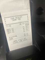 Royal 310DX Thermal Print Lightweight Electronic Cash Register with KEY
