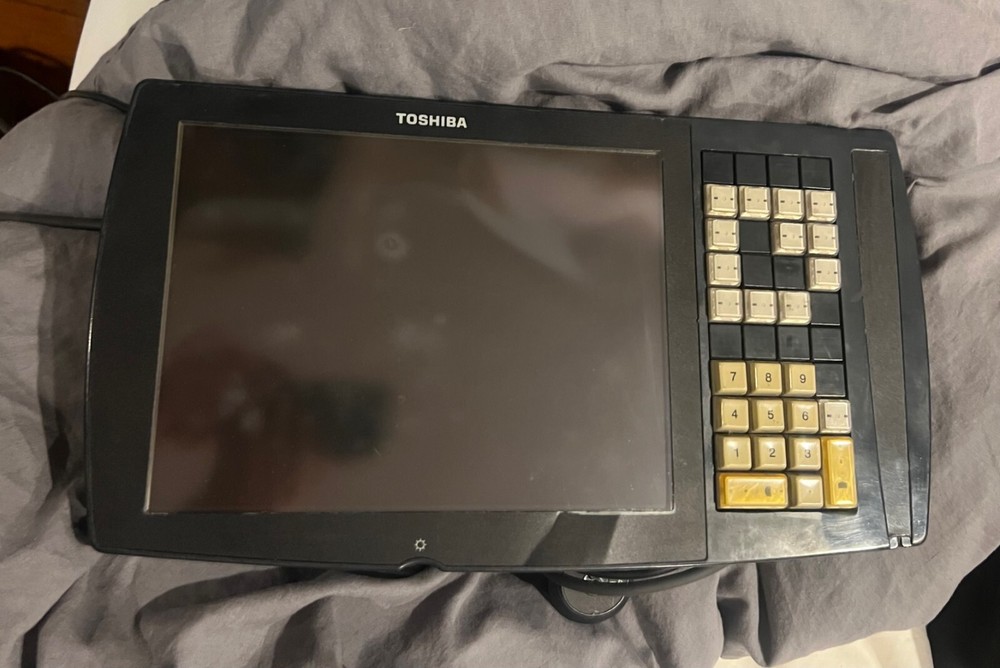 Black TOSHIBA TEC LKBST-65 Touch Panel with Keypad