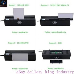 A YL160 4in1 Multi Magnetic Card Reader EMV/ IC Chip/RFID/PSAM Reader Writer USB