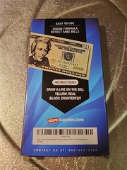 5 Pack Counterfeit Money Detector Pen Marker Fake Dollar Bill Currency Check NIB