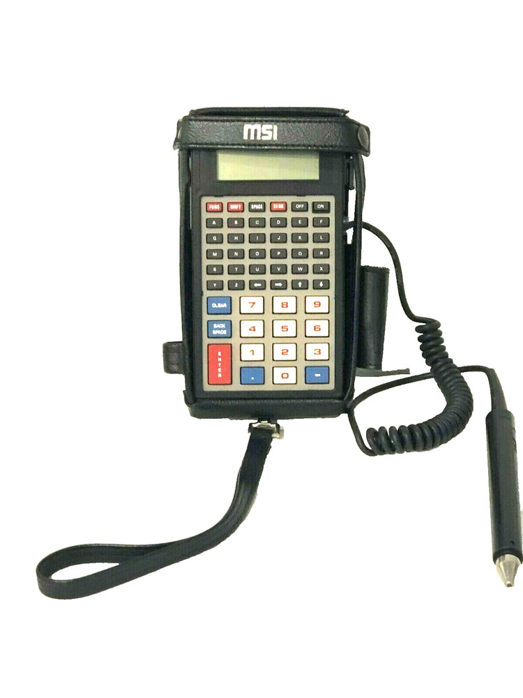 MSI PDT III Portable Data Terminal Model 1400 UNTESTED.