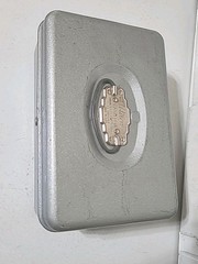 Utilco Cash Box, Vintage Union Steel, No Key