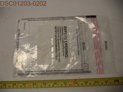 QTY = 1,000(4 PACKS OF 250): 5-Strap Currency Bags, Clear, 585011, 2830020190911