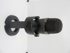 BLUE ICES-3 BLACK / GRAY USB MICROPHONE W/ STAND #