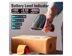 Tera Barcode Scanner Wireless 1D Laser Cordless Barcode Reader 5100 Pink