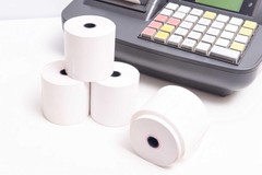 3″ x 150′ 1 Ply Bond White Paper Rolls Kitchen Receipt POS Cash Register Comp…