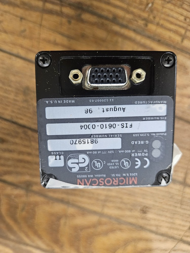 Microscan Fis 0610 004 Scanner