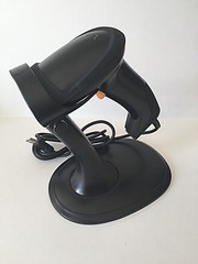Lot: PROMAC 15″monitor USB Barcode Laser Scanner w/Stand & FELLOWS Monitor Riser