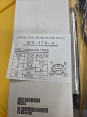 Lot of 5 New Unitech MS120AG Pen Barcode Scanner Brand New.