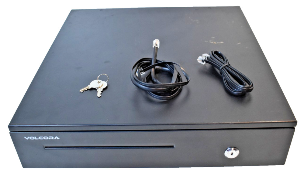 Volcora #500067 16″ Auto Open Cash Drawer ~ Black