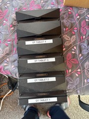 Lot of Touch Dynamic 5EA Quest VIII Rugged Tablets 5EA extra Battery, Chargers