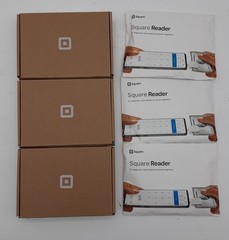 *LOT OF 6* Square Card Readers | Gen 1 Swipe x3 | Contactless x3 | New Open Box