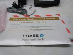 Chase Paymentech Credit Card Terminal 380 NEW open box