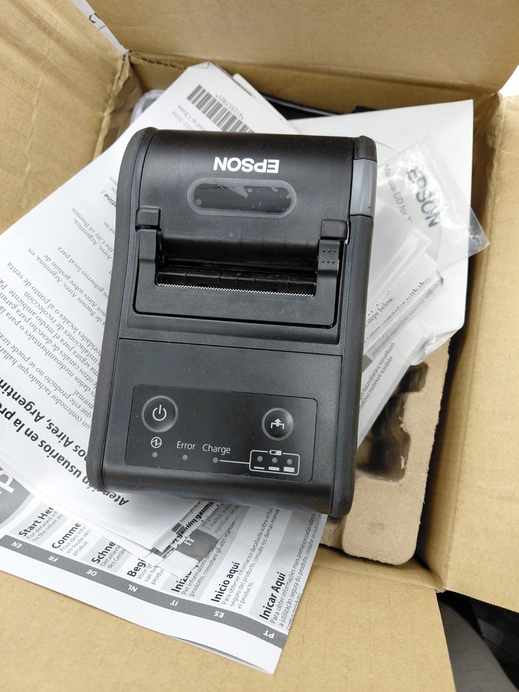 EPSON MOBILINK TM-P60II PORTABLE BLUETOOTH THERMAL RECEIPT PRINTER(EO-03-02)
