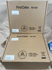 Lot of 2 First Data FD130 Credit Card Terminal BRAND NEW OPEN BOX