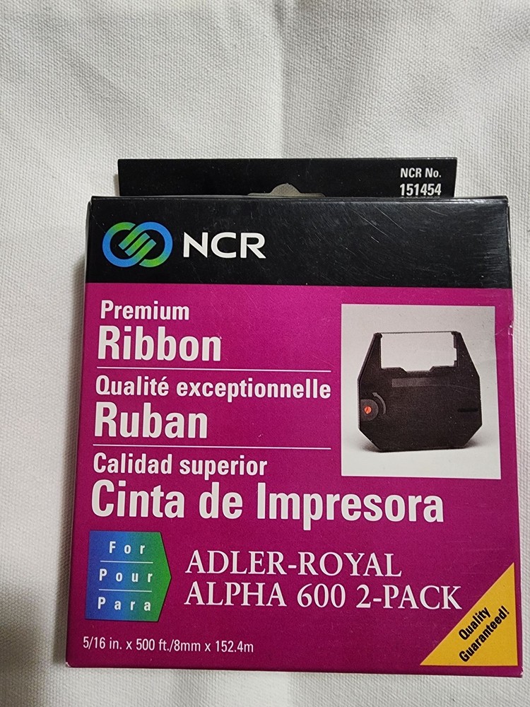 NCR Premium Ribbon Adler Royal Alpha 600 1-Pack For Typrwriter New