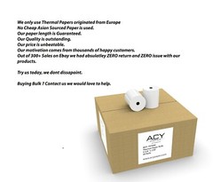 Thermal Paper Receipt Rolls, 3 1/8″ x 230′, White, 50 Rolls