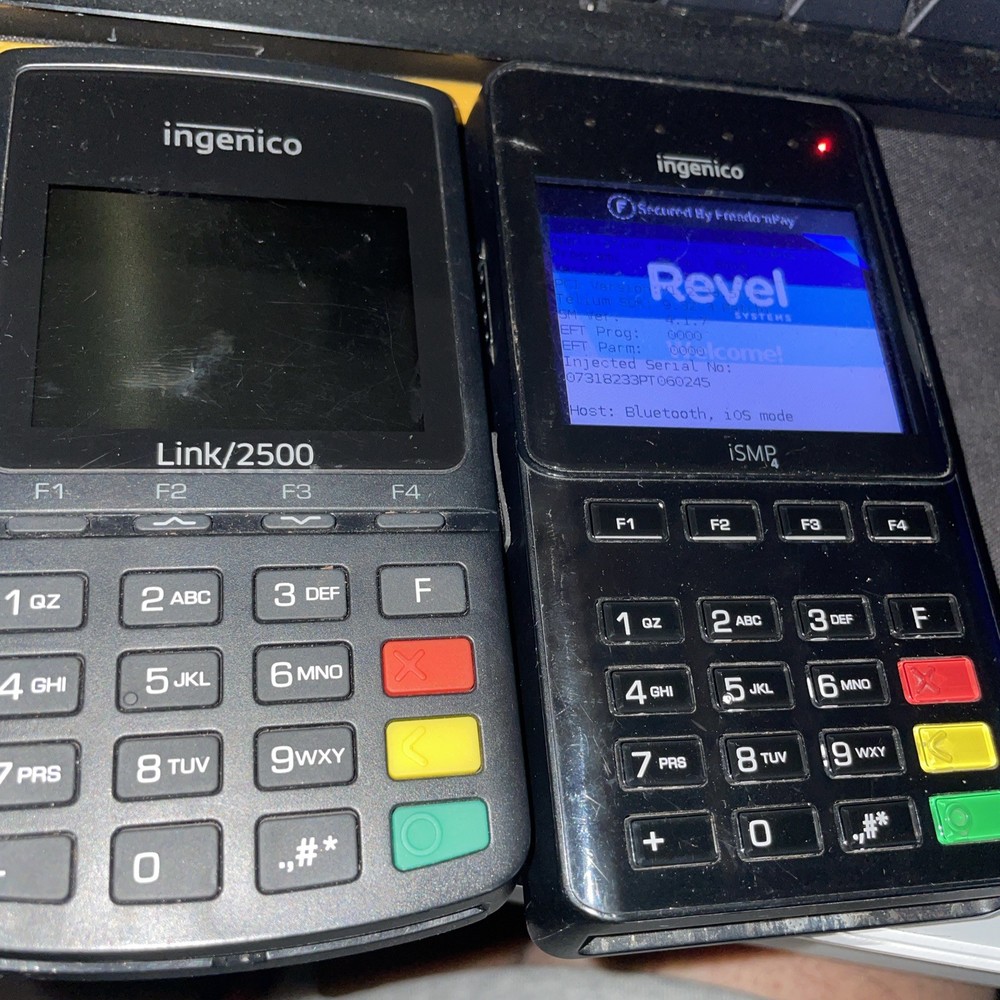 Lot Ingenico Link 2500 PMF30912010U Wireless Terminal AS IS Ingenico Ismp4