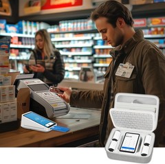Case Compatible with Square Terminal Credit Card Reader, Mobile POS Machine Stor