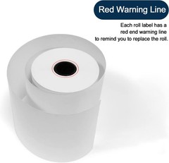 80mm Thermal Receipt Paper Rolls Compatible POS Printer 3-1/8 x 119′ 10 Rolls