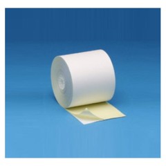 3″ x 90′ 2-ply Carbonless White/Canary Receipt Paper Rolls, 50 rolls/case