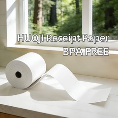 3 1/8 x 230 Thermal Paper Receipt Rolls, HUOJI 10 rolls Receipt Paper Fits Star