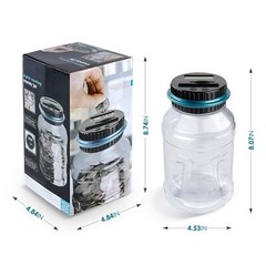 1.8L Large Digital Coin Bank Counting Money Jar Piggy Bank for Adults Boys Girls
