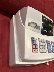 Sharp XE-A102 Cash Register Powers On Keys Included Drawer Doesn’t Open