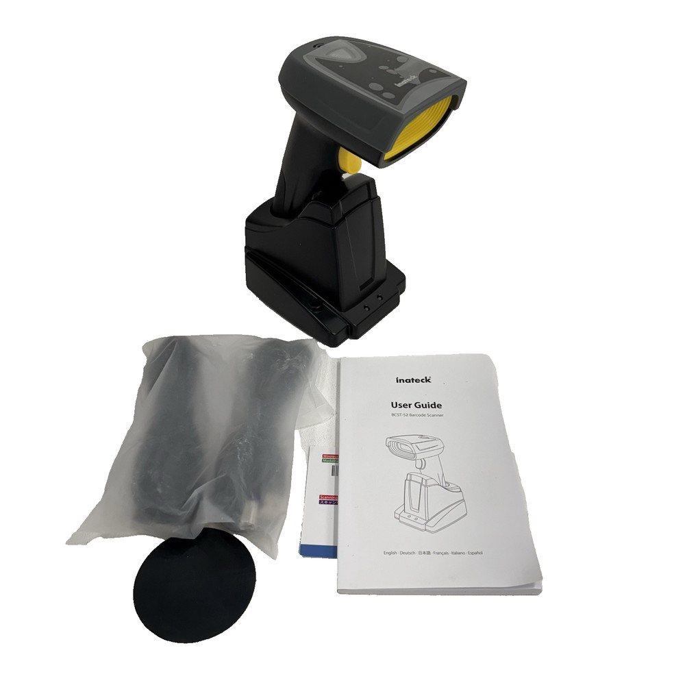 Inateck 2D BCST-52 Barcode Scanner Wireless Bluetooth QR Code