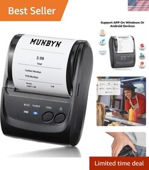 Lightweight Wireless POS Printer – 58mm Mobile Thermal Printing for Efficiency