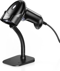 Barcode Scanner with Stand, Bluetooth and Wired Barcode Scanner, Inventory…
