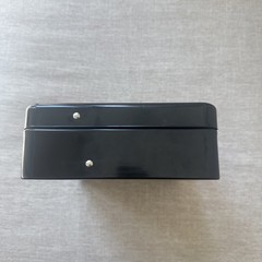 KYODOLED Locking Cash Box with Lock,Money Box with Cash Tray,Lock Safe Box with