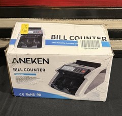 Aneken Money Counter Bill Counter Machine UV MG IR Tested Working w/ Box