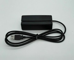 NCR MSR IOS 3-TRACK BLACK SHELL STANDALONE USB CARD READER (MC1370-5094)
