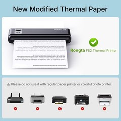 200 PCS 8.5×11 Inch Thermal Printer Paper US Letter Size Fits F81 F82 PN81