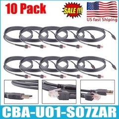 10Pcs 6 Feet Cable for LS2208 Series Handheld Barcode Scanner CBA-U01-S07ZAR US