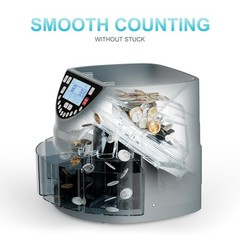 Aneken Coin Counter and Sorter with TFT Display – Accurate Sorting Machine fo…