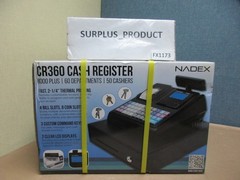 NADEX COINS THERMAL-PRINT ELECTRONIC CASH REGISTER, BLACK, NWHNXTE1376-NEW BOX