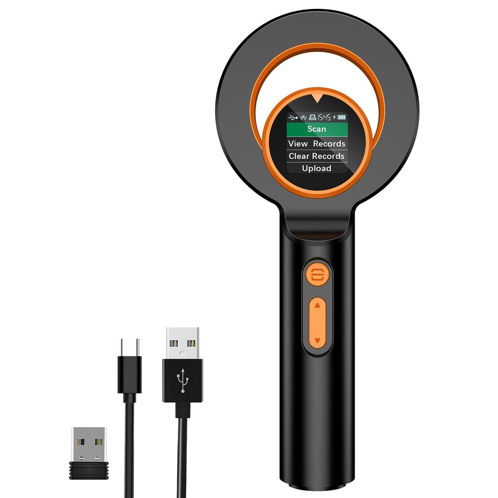 Pet Microchip Scanner RFID EMID With 1.44IN TFT Display – 134.2kHz 125kHz 15 …